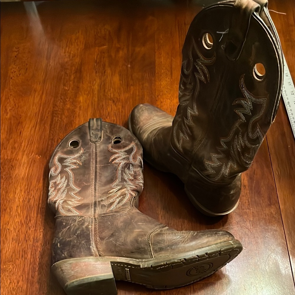 Brown Western Leather Boots